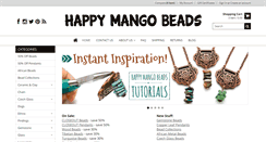 Desktop Screenshot of happymangobeads.com
